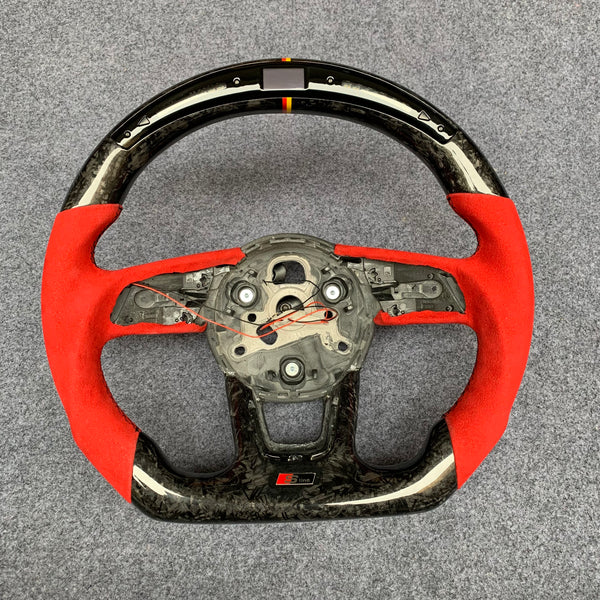 Audi B9 A3/S3/RS3 A4/S4 A5/S5/RS5 Carbon Edition Steering Wheel – Custom Fit, High-Performance Upgrade | Miami Carbon Designs