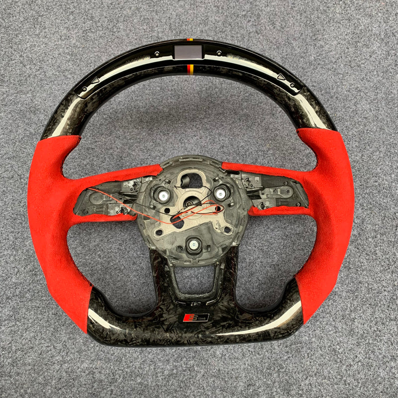 Audi B9 A3/S3/RS3 A4/S4 A5/S5/RS5 Carbon Edition Steering Wheel – Custom Fit, High-Performance Upgrade | Miami Carbon Designs