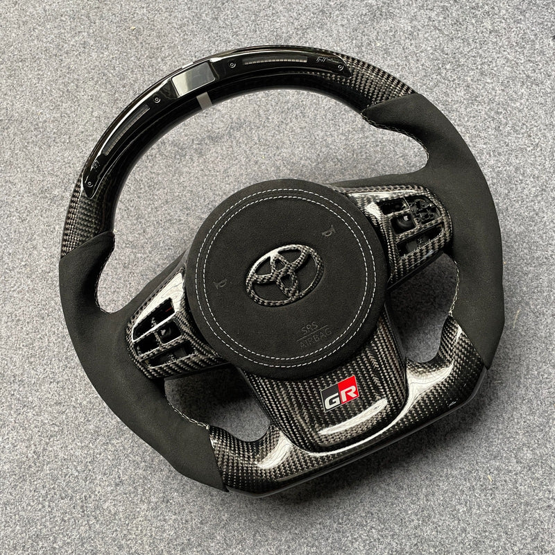 2019+ Toyota A90 Supra Custom Steering Wheel | Miami Carbon Designs – In Stock