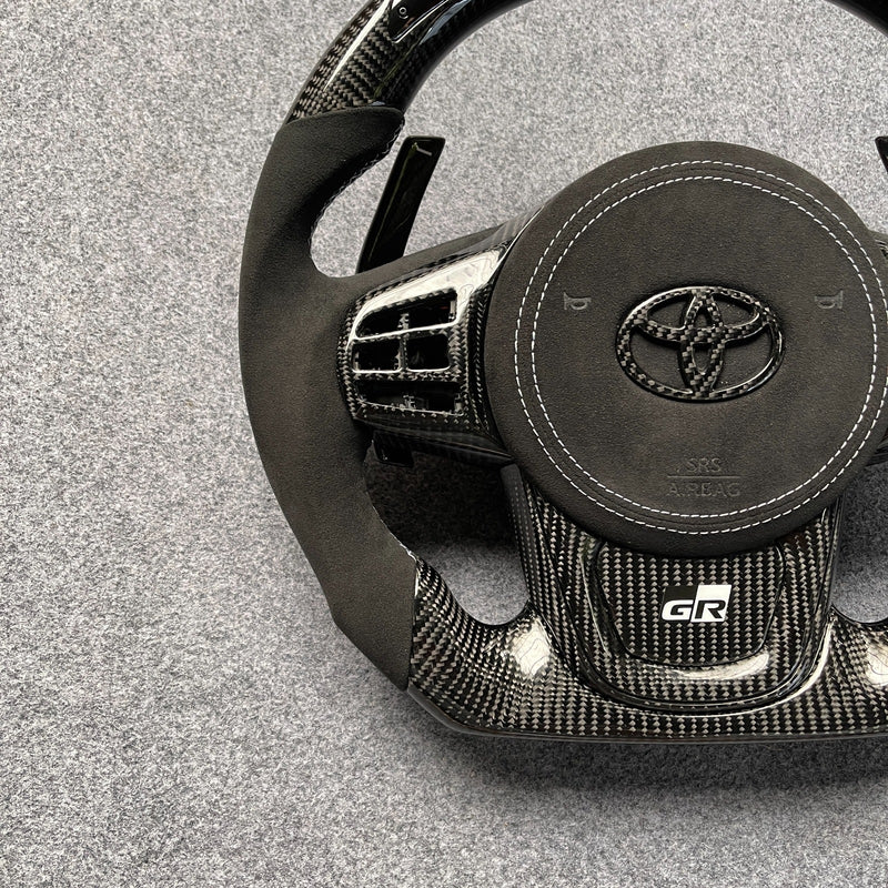 2019+ Toyota A90 Supra Custom Steering Wheel | Miami Carbon Designs – In Stock