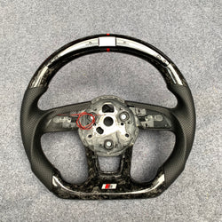 Audi B9 A3/S3/RS3 A4/S4 A5/S5/RS5 Carbon Edition Steering Wheel – Custom Fit, High-Performance Upgrade | Miami Carbon Designs