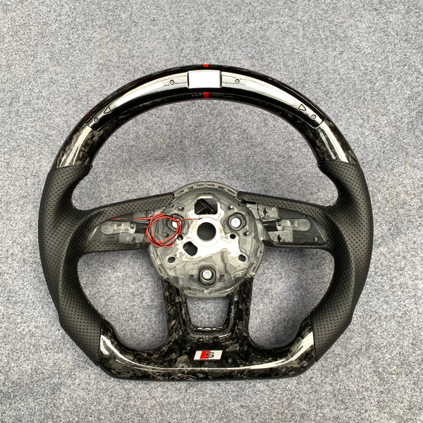 Audi B9 A3/S3/RS3 A4/S4 A5/S5/RS5 Carbon Edition Steering Wheel – Custom Fit, High-Performance Upgrade | Miami Carbon Designs