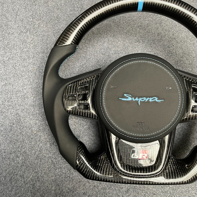 2019+ Toyota A90 Supra Custom Steering Wheel | Miami Carbon Designs – In Stock