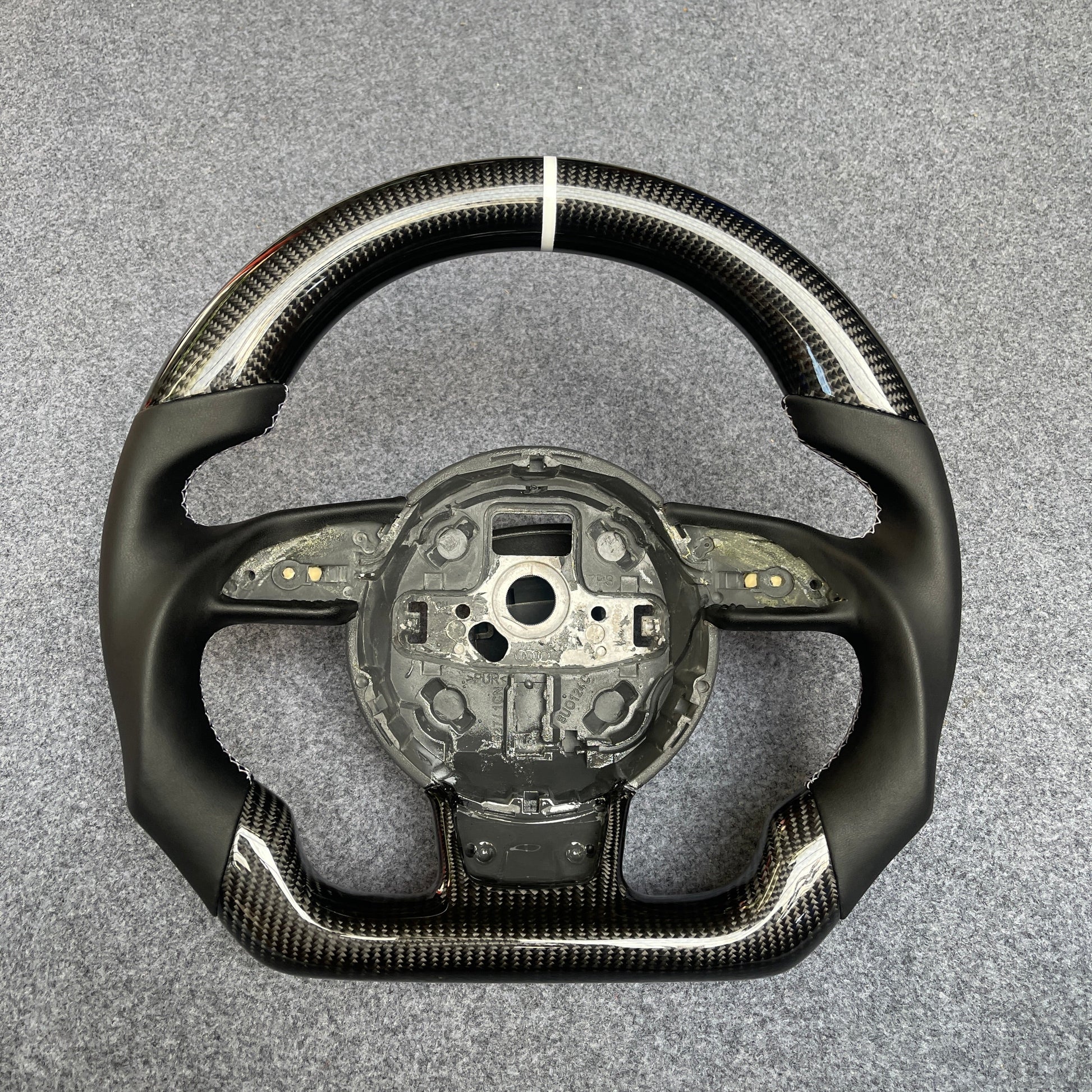 2012-2016 Audi B8.5 A/S/RS 3/4/5/6/7 Carbon Fiber Steering Wheel – Custom Fit, Premium Quality | Miami Carbon Designs