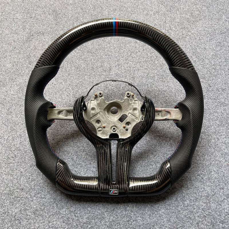 BMW F Chassis Custom Carbon Fiber Steering Wheel – F80 M3, F82 M4, F30 3 Series, F22 4 Series, F10 Upgrade | Miami Carbon Designs