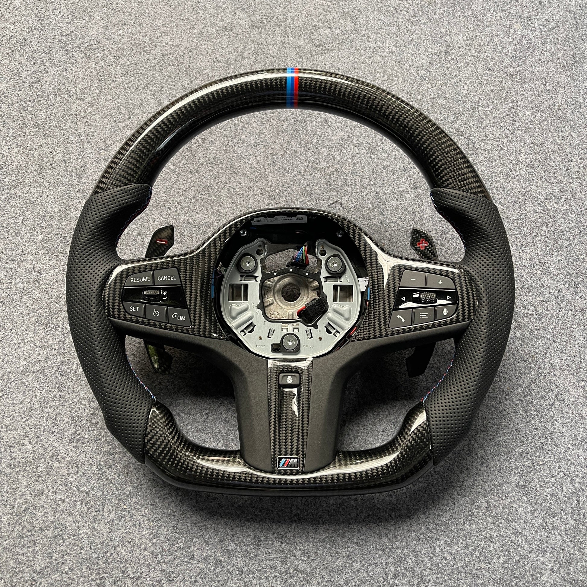 BMW G Series Carbon Fiber Steering Wheel for M Performance Models - M2(G87), M3 (G80), M4 (G82), M5, X3 M, X4 M, X5 M, X6 M, X7 M, M8 F92| Miami Carbon Designs