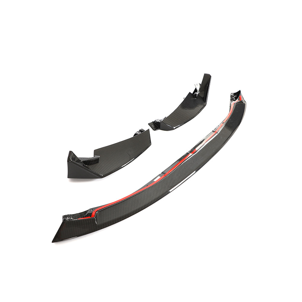 BMW G80 M3 G82 G83 M4 CSL Dry Carbon Fiber Front Lip (3-Piece Set) | Miami Carbon Designs