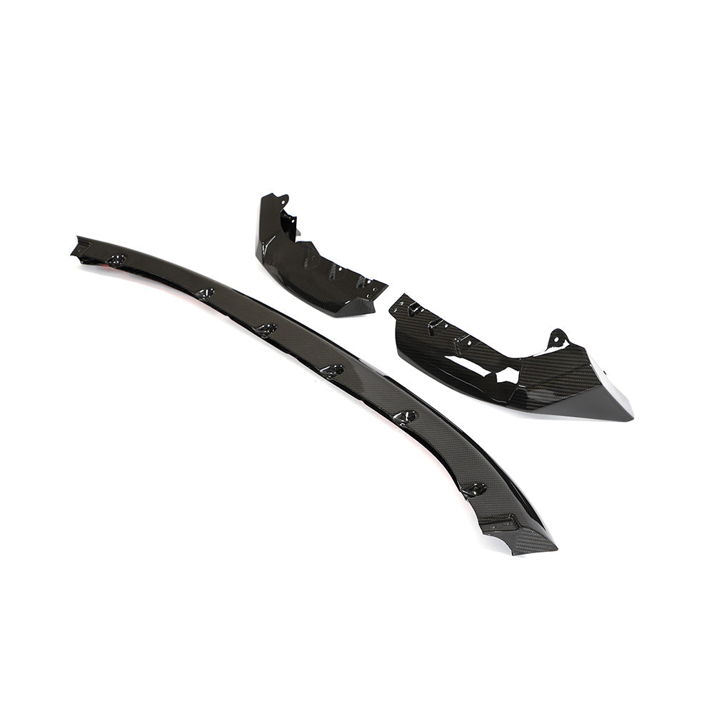BMW G80 M3 G82 G83 M4 CSL Dry Carbon Fiber Front Lip (3-Piece Set) | Miami Carbon Designs