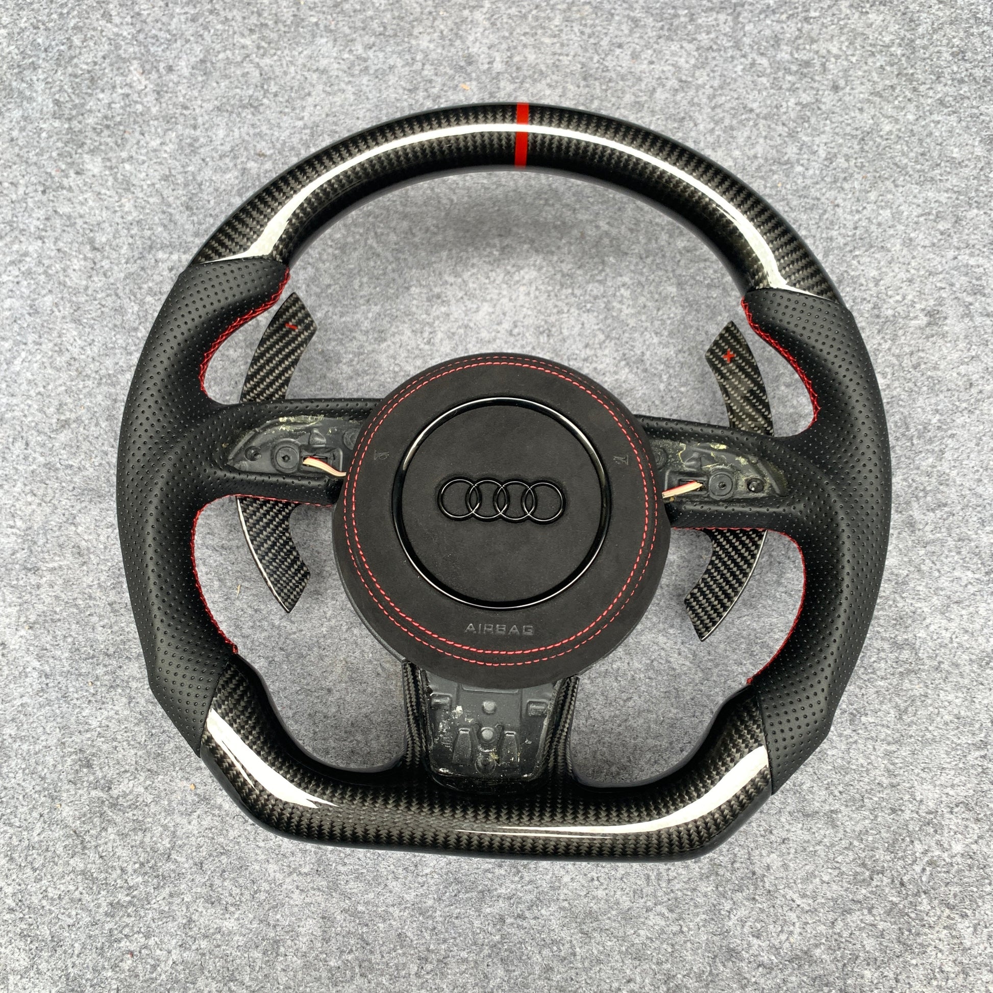 2012-2016 Audi B8.5 A/S/RS 3/4/5/6/7 Carbon Fiber Steering Wheel – Custom Fit, Premium Quality | Miami Carbon Designs