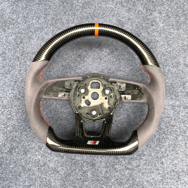 Audi B9 A3/S3/RS3 A4/S4 A5/S5/RS5 Carbon Edition Steering Wheel – Custom Fit, High-Performance Upgrade | Miami Carbon Designs