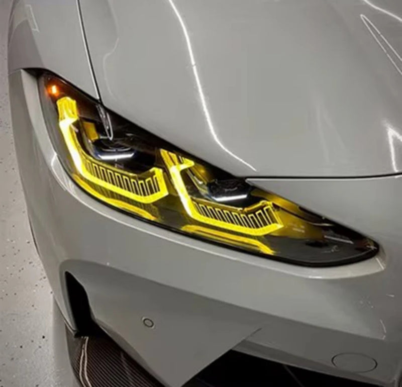 CSL Yellow DRL Headlight Module (Laser DRL LED) BMW G8X | G80 | G82/G83 | G22 4 Series