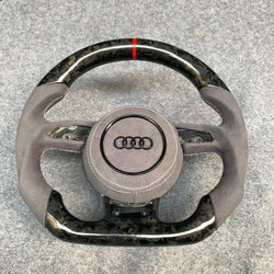 2012-2016 Audi B8.5 A/S/RS 3/4/5/6/7 Carbon Fiber Steering Wheel – Custom Fit, Premium Quality | Miami Car Carbon Designs