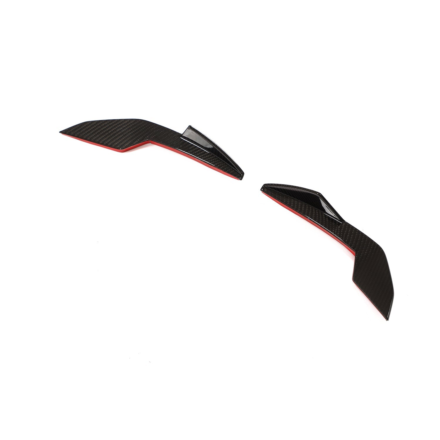 BMW M3 M4 Carbon Fiber Front Bumper Wind Knife (Dry Carbon Fiber) | Miami Carbon Designs