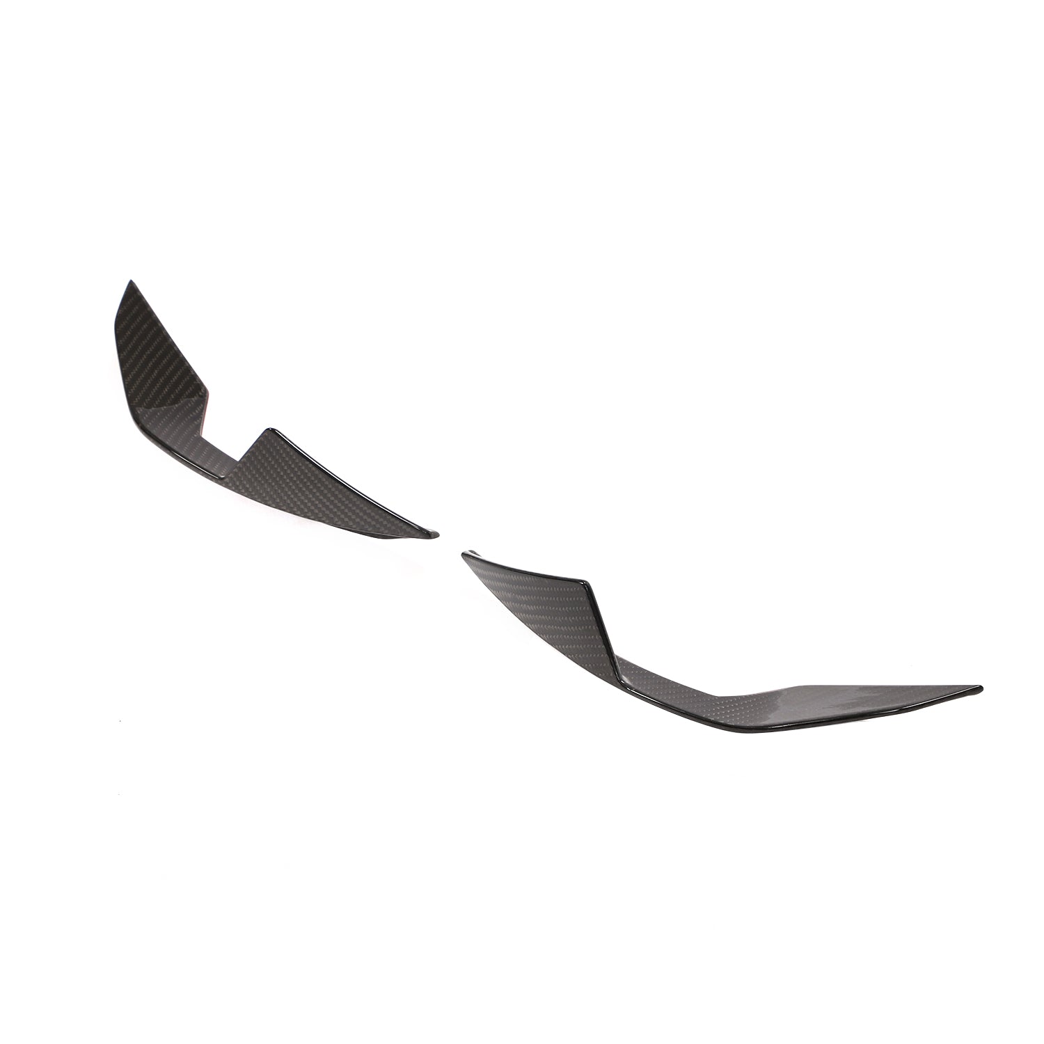 BMW M3 M4 Carbon Fiber Front Bumper Wind Knife (Dry Carbon Fiber) | Miami Carbon Designs