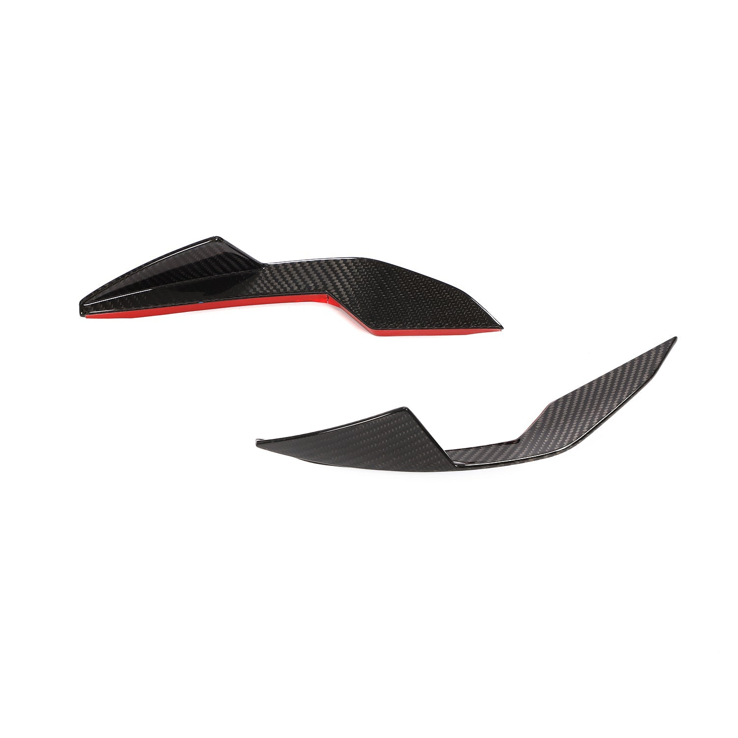 BMW M3 M4 Carbon Fiber Front Bumper Wind Knife (Dry Carbon Fiber) | Miami Carbon Designs