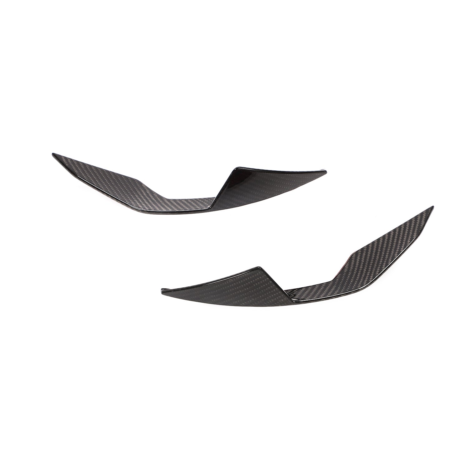 BMW M3 M4 Carbon Fiber Front Bumper Wind Knife (Dry Carbon Fiber) | Miami Carbon Designs