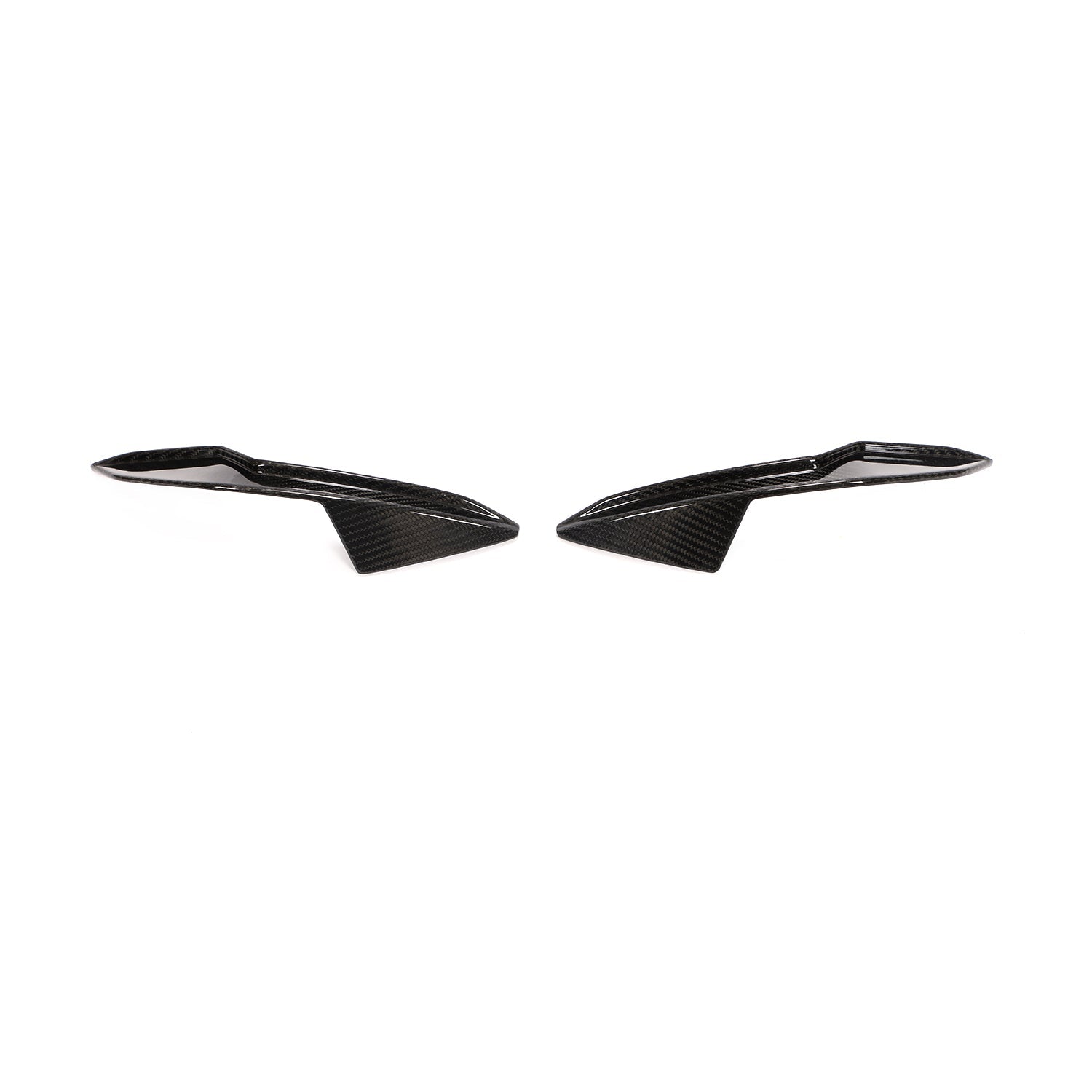 BMW M3 M4 Carbon Fiber Front Bumper Wind Knife (Dry Carbon Fiber) | Miami Carbon Designs