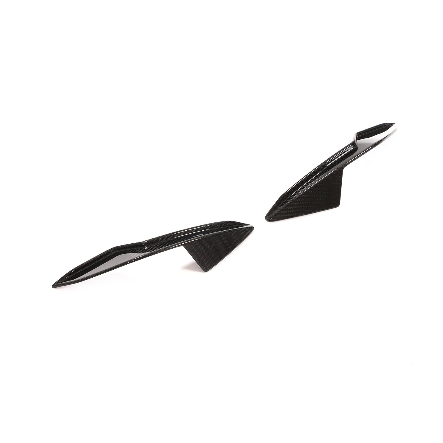 BMW M3 M4 Carbon Fiber Front Bumper Wind Knife (Dry Carbon Fiber) | Miami Carbon Designs