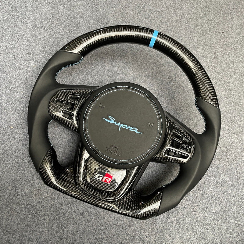 2019+ Toyota A90 Supra Custom Steering Wheel | Miami Carbon Designs – In Stock