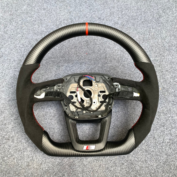 Audi B9.5 (2020-2024) Carbon Edition Steering Wheel – Custom Fit, Premium Performance Upgrade | Miami Car Carbon Designs