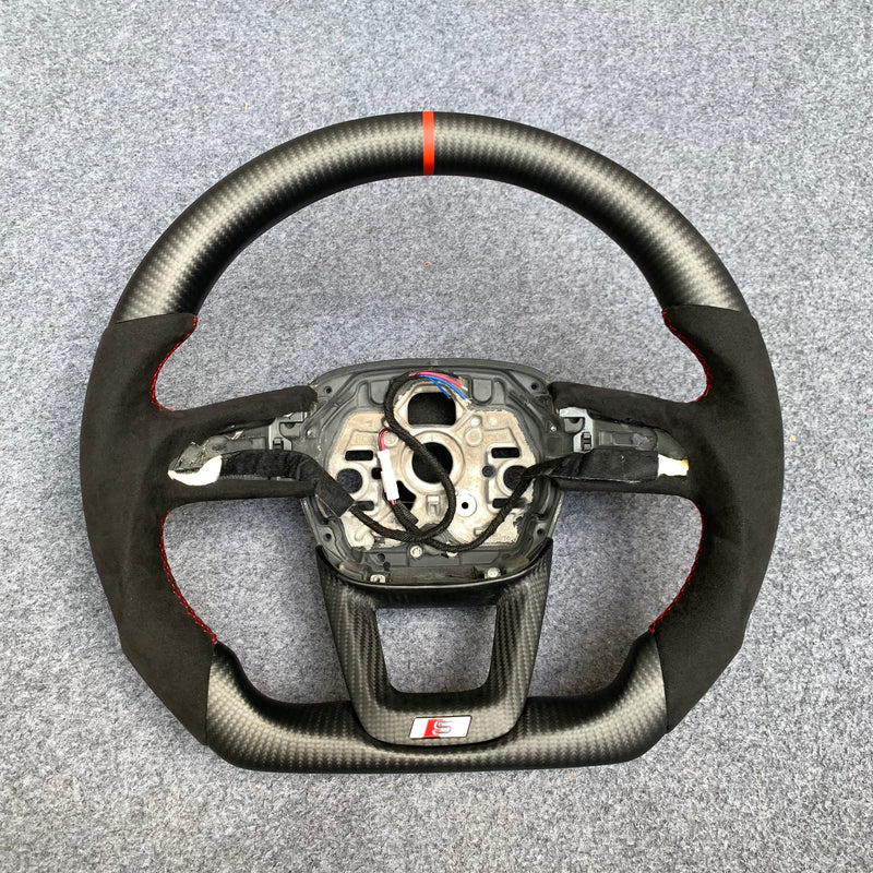 Audi B9.5 (2020-2024) Carbon Edition Steering Wheel – Custom Fit, Premium Performance Upgrade | Miami Car Carbon Designs