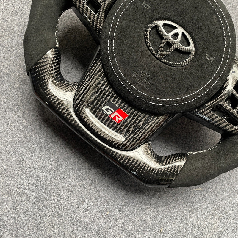 2019+ Toyota A90 Supra Custom Steering Wheel | Miami Carbon Designs – In Stock