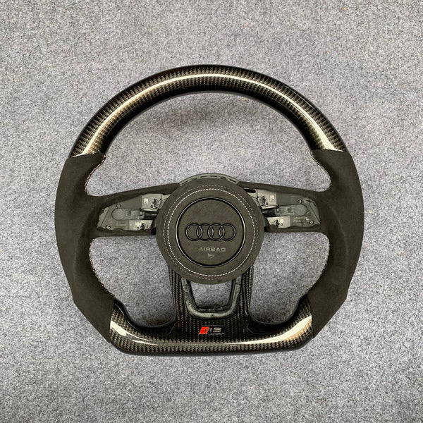 Audi B9 A3/S3/RS3 A4/S4 A5/S5/RS5 Carbon Edition Steering Wheel – Custom Fit, High-Performance Upgrade | Miami Car Carbon Designs