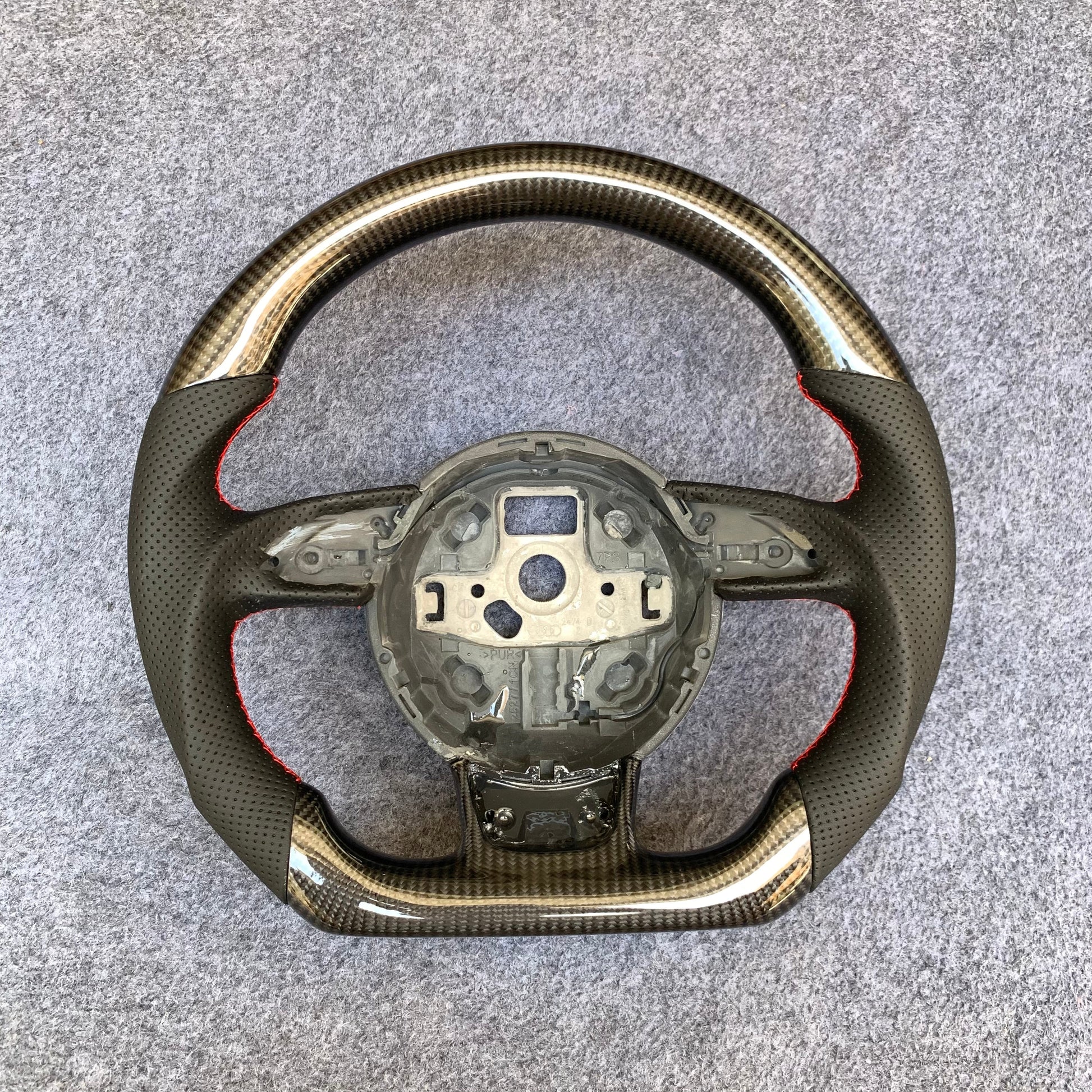 2012-2016 Audi B8.5 A/S/RS 3/4/5/6/7 Carbon Fiber Steering Wheel – Custom Fit, Premium Quality | Miami Carbon Designs