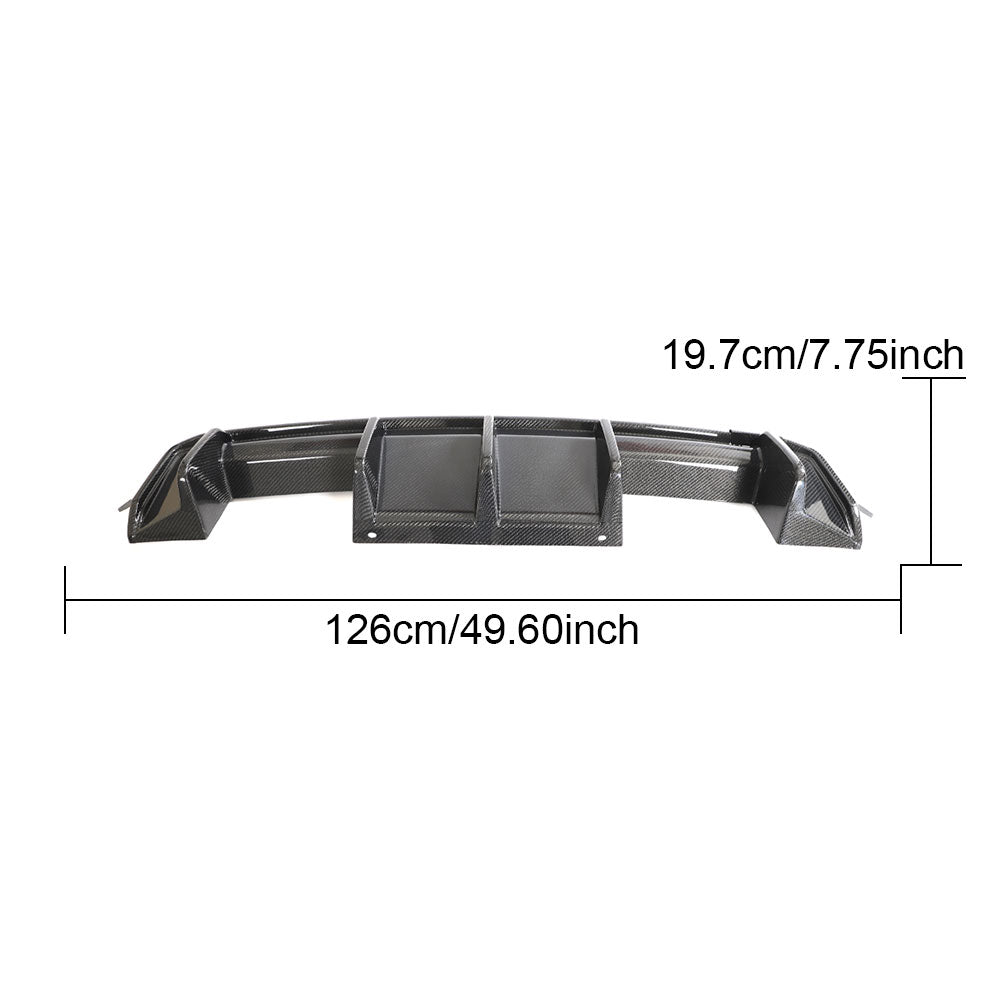 BMW M3 G80 M4 G82 G83 P-Style Carbon Fiber Rear Lip (2021-2022) | Miami Carbon Designs