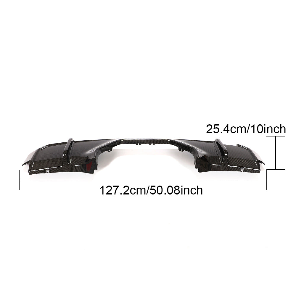 BMW G80 M3 G82 M4 MP Style Carbon Fiber Rear Lip (2021-2022) | Miami Carbon Designs