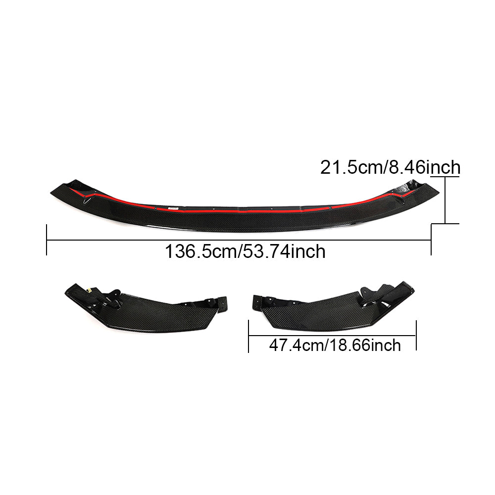 BMW G80 M3 G82 G83 M4 CSL Carbon Fiber Front Lip (2021-2023) | Miami Carbon Designs
