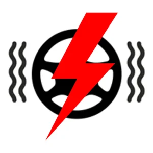 No steering wheel vibration