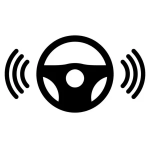 Steering wheel off hand self driving