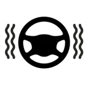 Steering wheel vibration