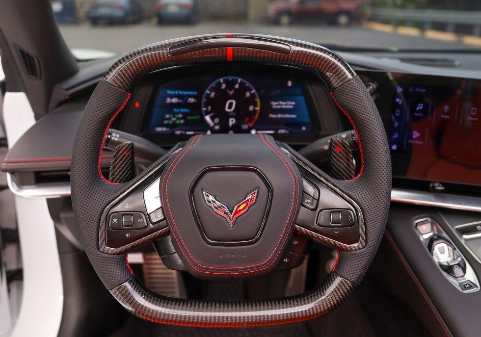 Corvette C8 carbon fiber steering wheel