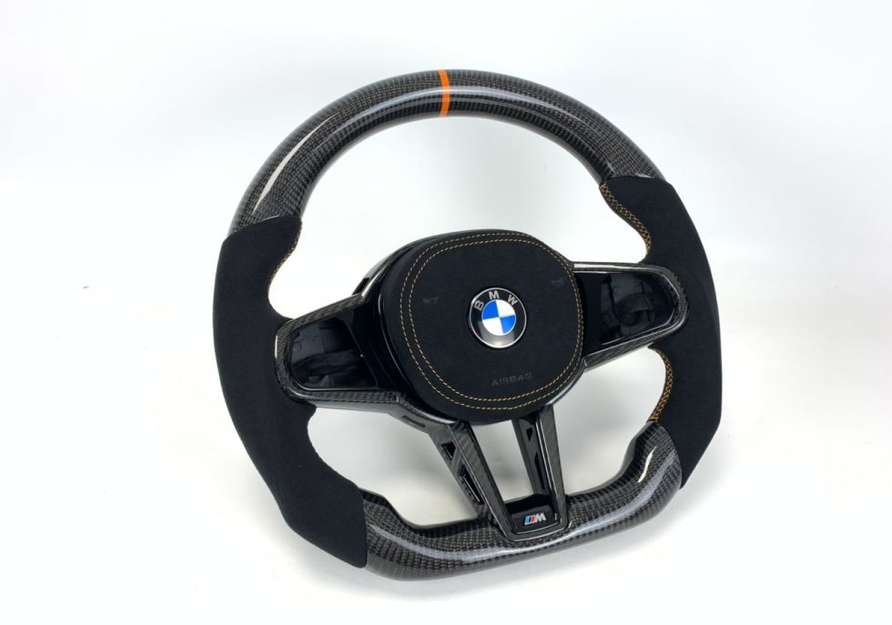 BMW carbon fiber steering wheel