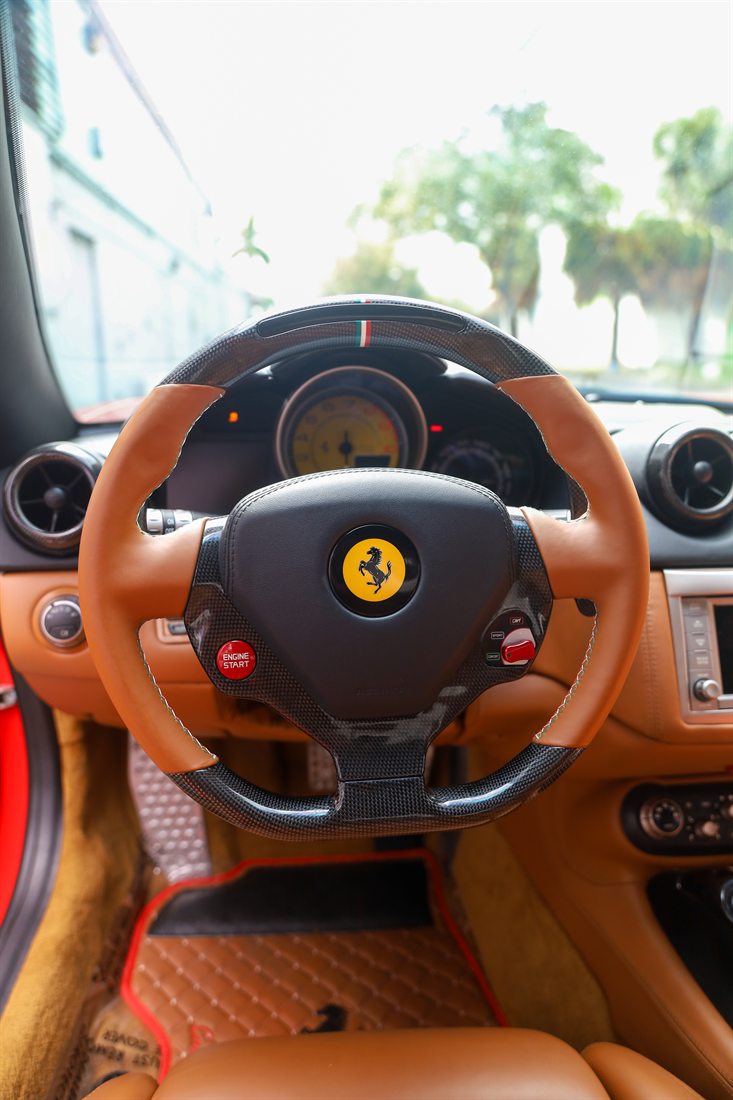 Ferrari custom steering wheel