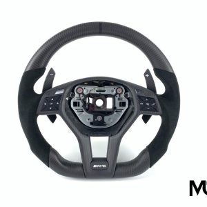 Mb black Alcantara AMG carbon paddles by Miami Carbon Designs